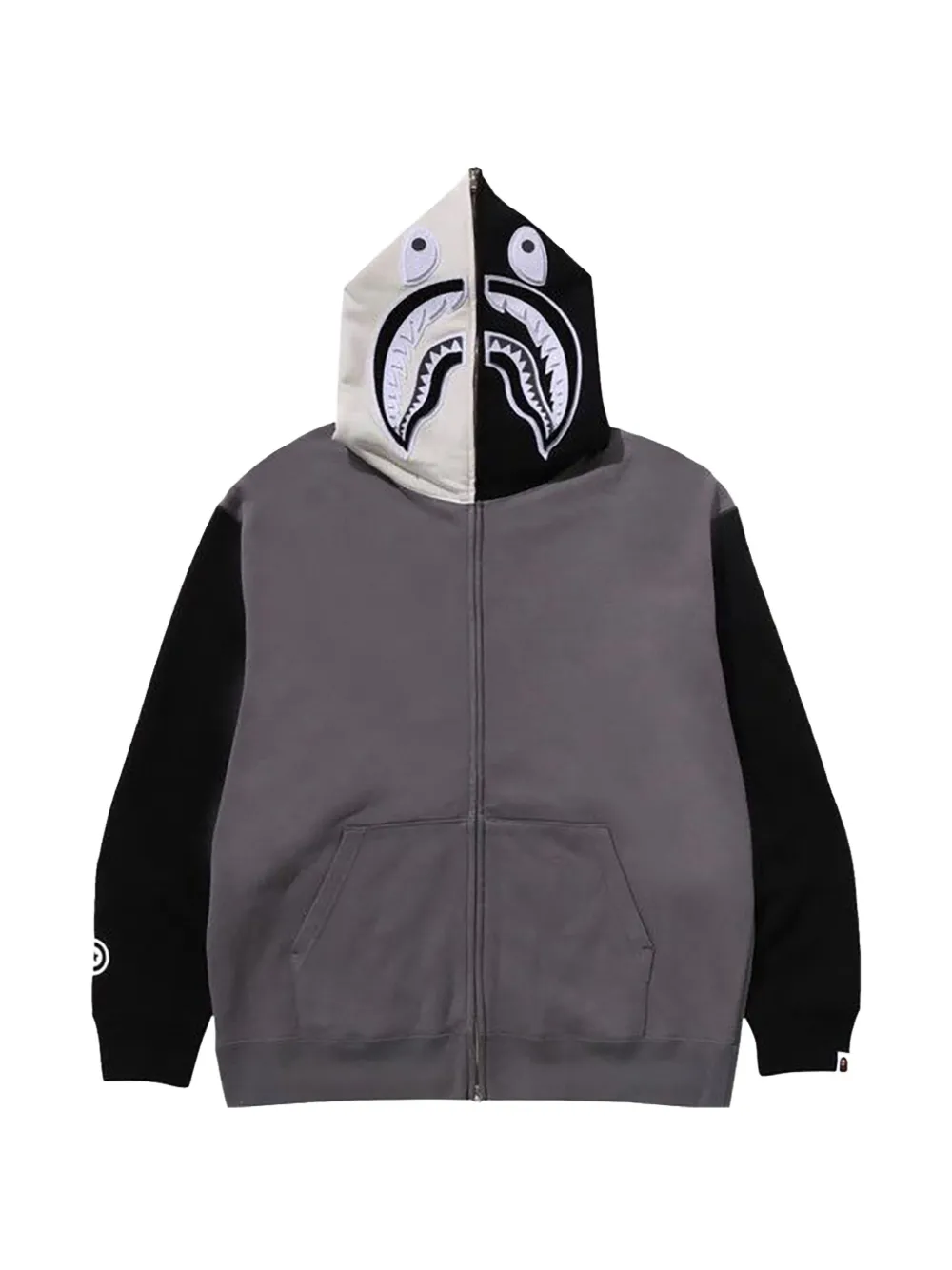 A BATHING APE® Shark patch hoodie - Grigio
