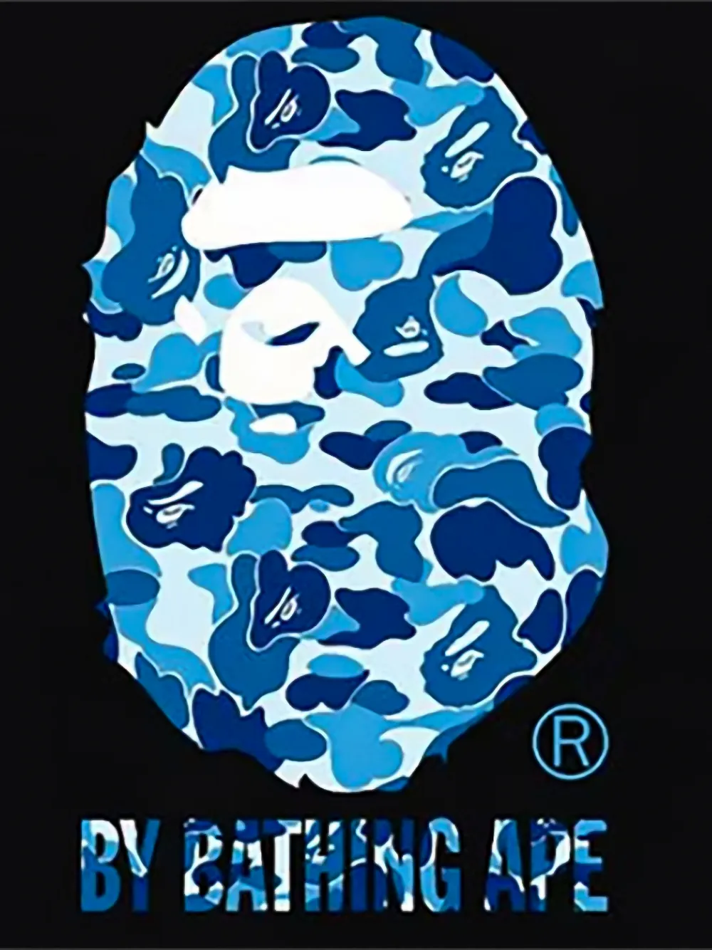 A Bathing Ape Abc Camo Print T-shirt In Multi