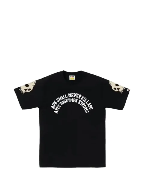 A BATHING APE® skull-print T-shirt