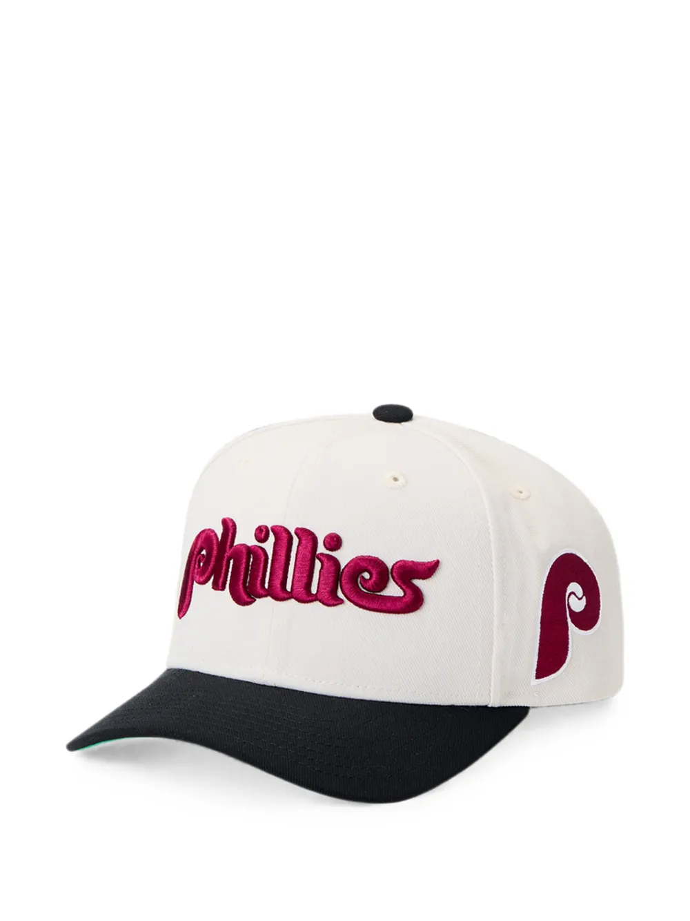 Mitchell & Ness Philadelphia Phillies hoed met drukknoop Beige
