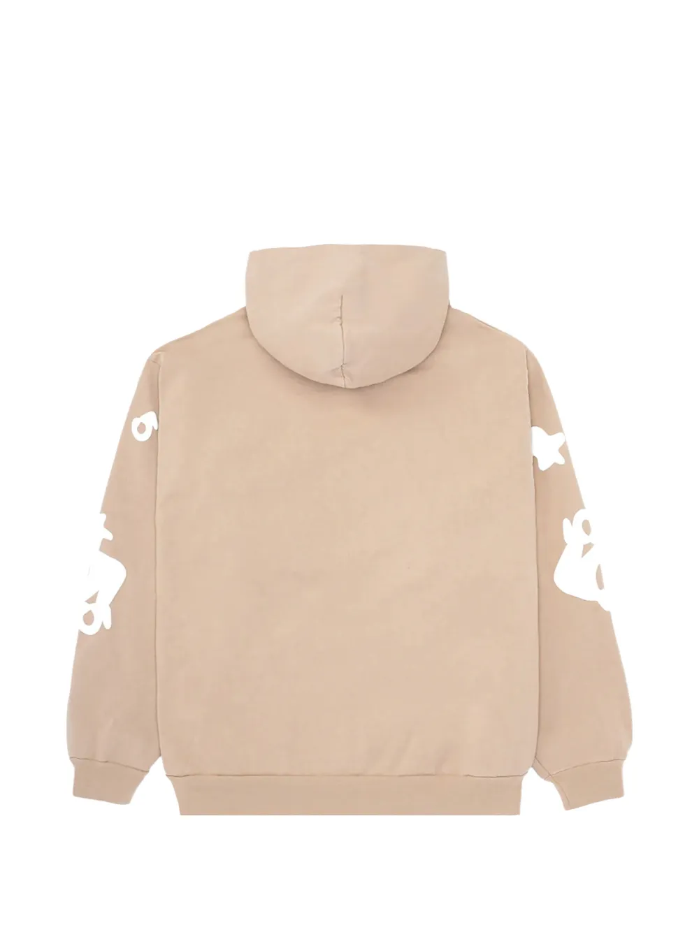 SP5DER Beluga hoodie met grafische print Beige