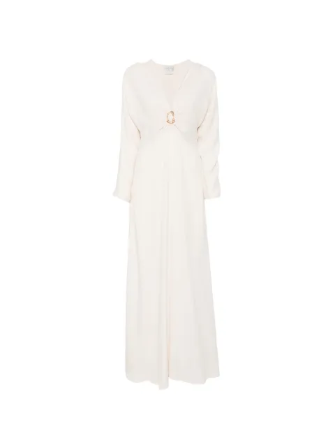 Forte Forte vestido largo con cuello en V