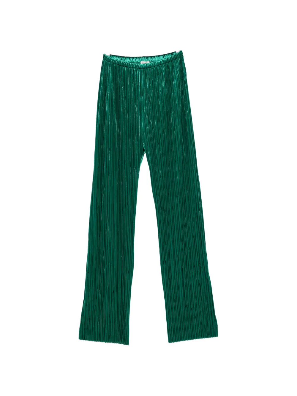Forte Forte pleated satin-finish trousers - Verde