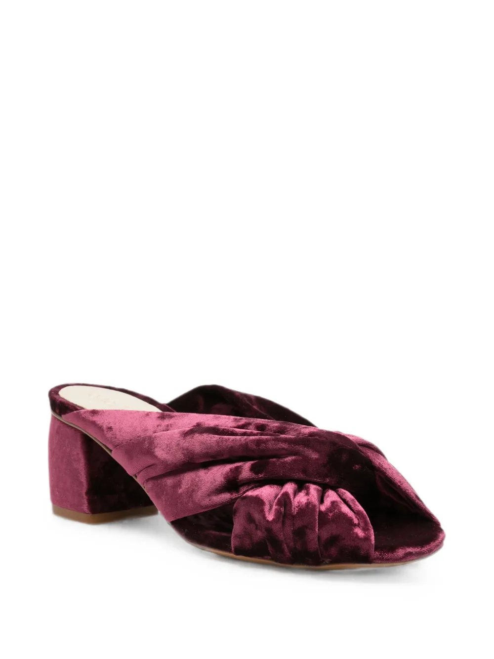 Forte velvet heeled sandals Rood