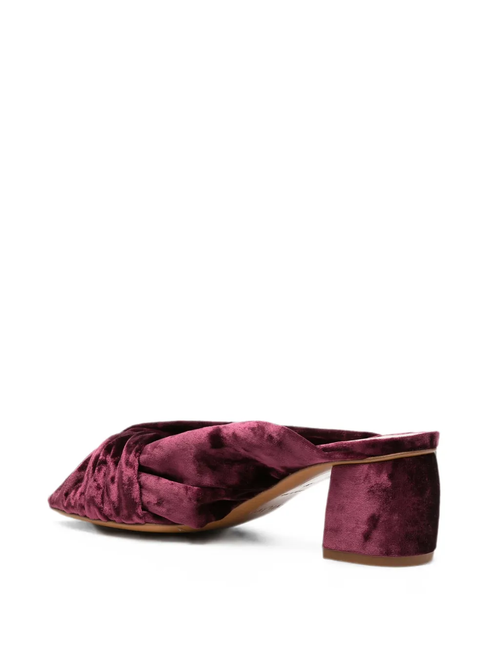 Forte velvet heeled sandals Rood