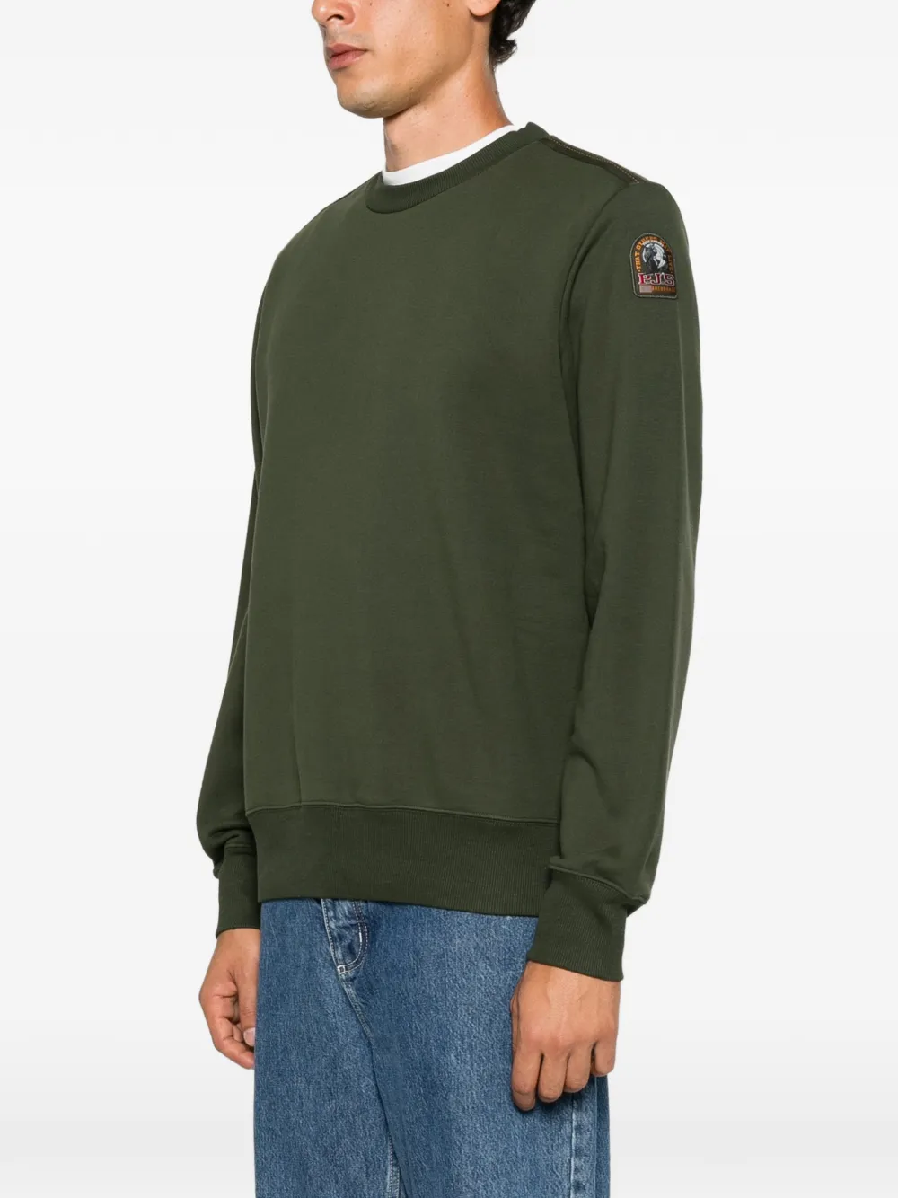 Parajumpers Trui met logopatch Groen