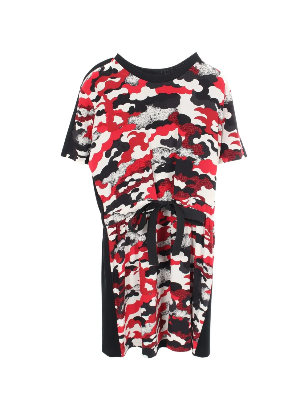 Louis Vuitton Pre-Owned 2010s patterned short-sleeve midi dress - Nero