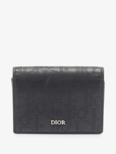 Christian Dior Pre-Owned 2000s Oblique perforated wallet