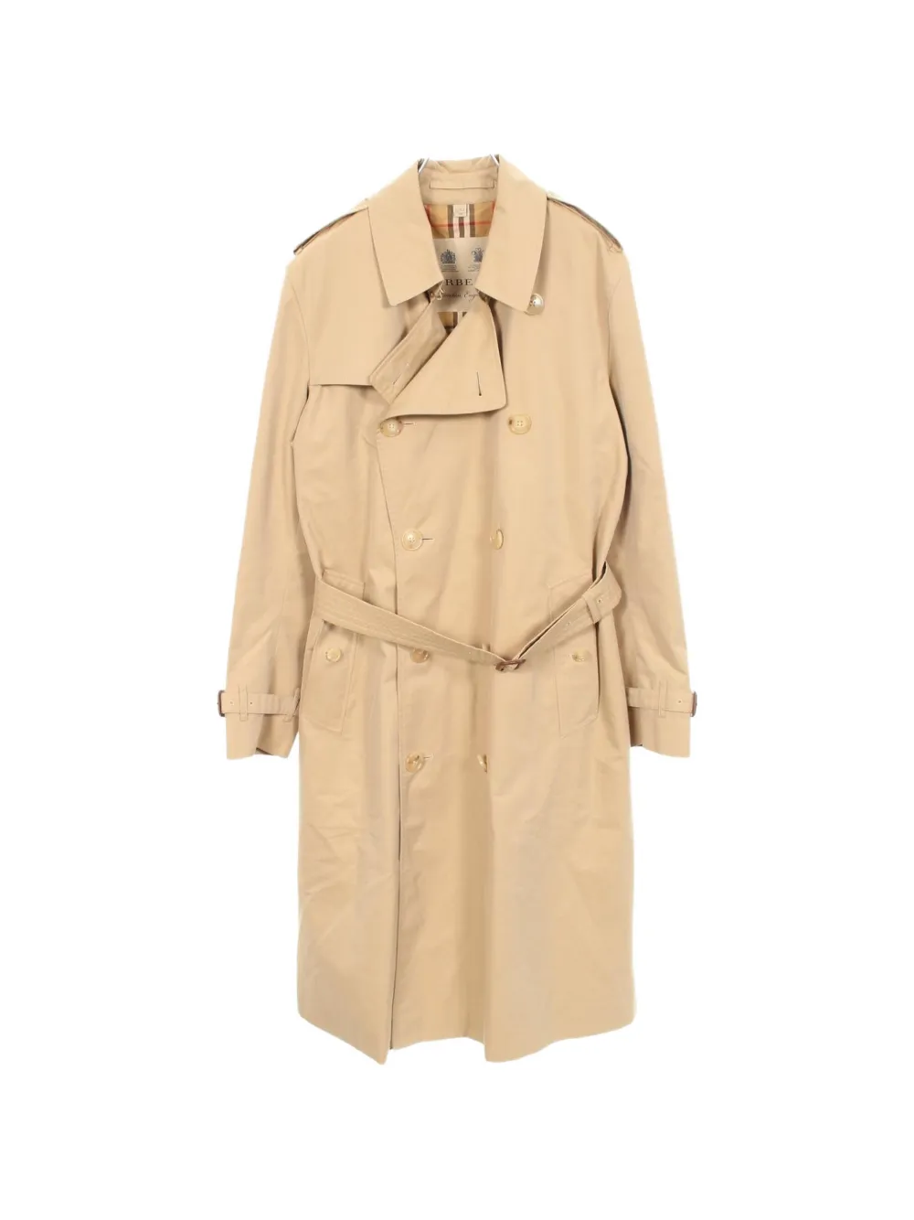 Burberry Pre-Owned 2000s Kensington double-breasted trench coat - Toni neutri