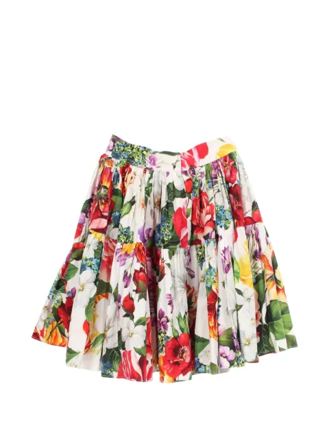 Dolce & Gabbana Pre-Owned 2010s floral-print tiered midi skirt