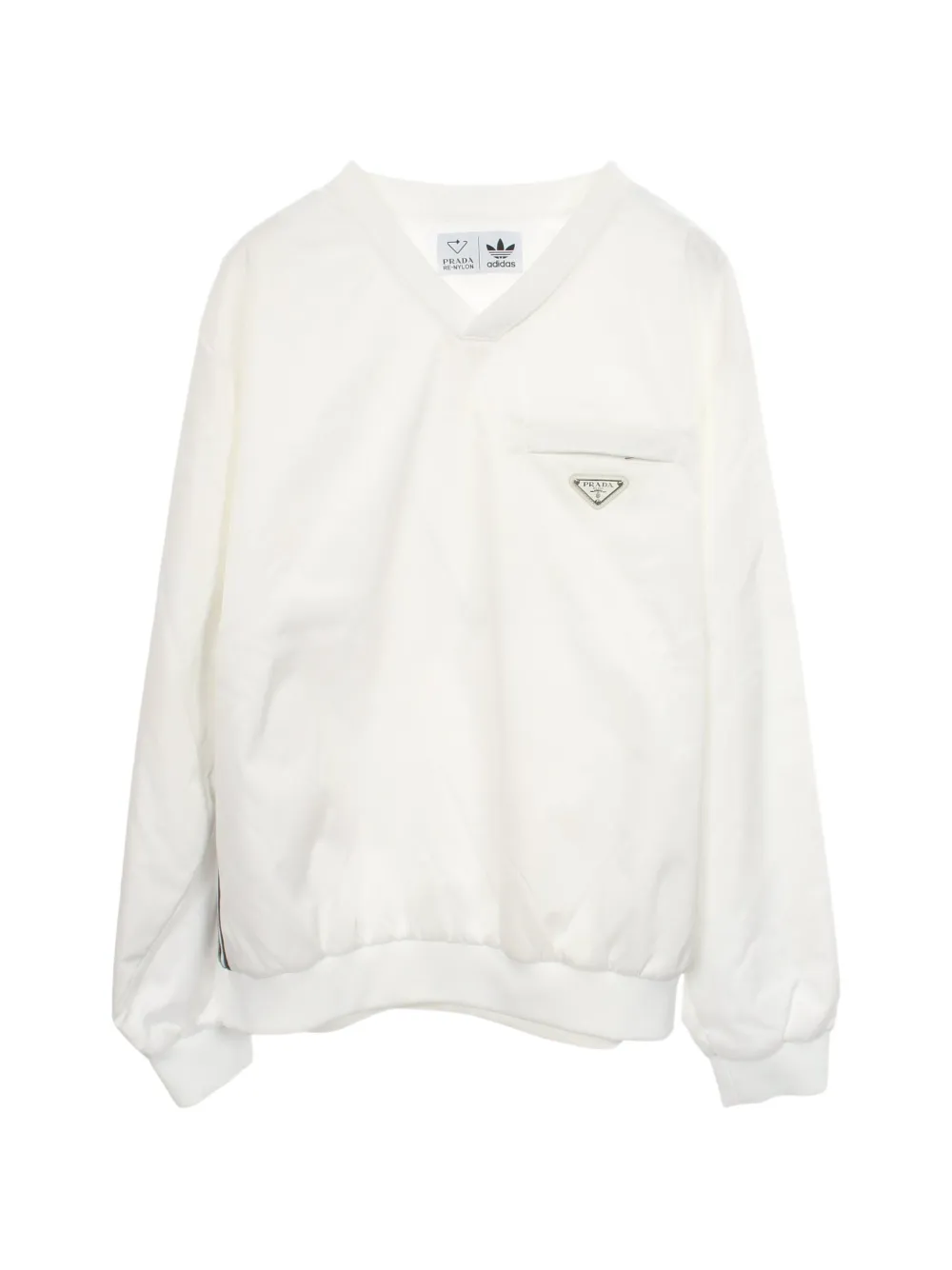 Prada Pre-Owned x adidas Felpa anni 2010 - Bianco