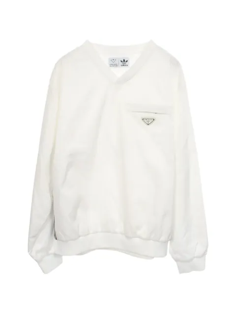 Prada Pre-Owned 2010s x Adidas long-sleeves sweatshirt
