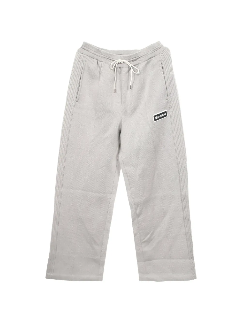 Louis Vuitton Pre-Owned 2010s logo-patch track pants - Gris Louis Vuitton Pre-Owned 2010s logo-patch track pants - Gris