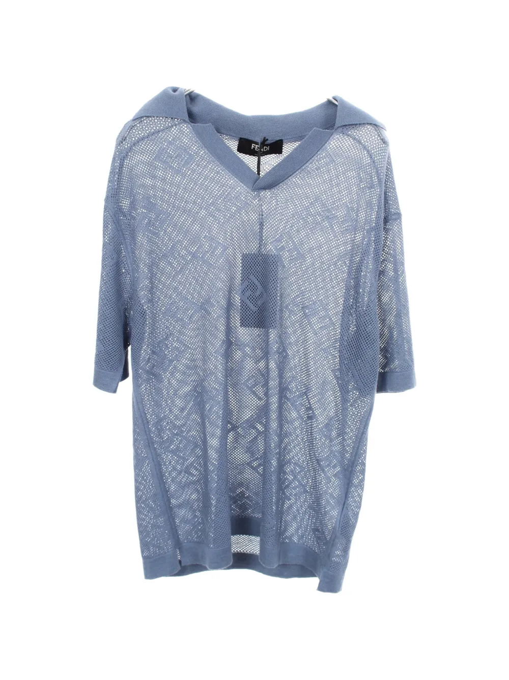 Fendi Pre-Owned 2010s FF-logo top - Blau