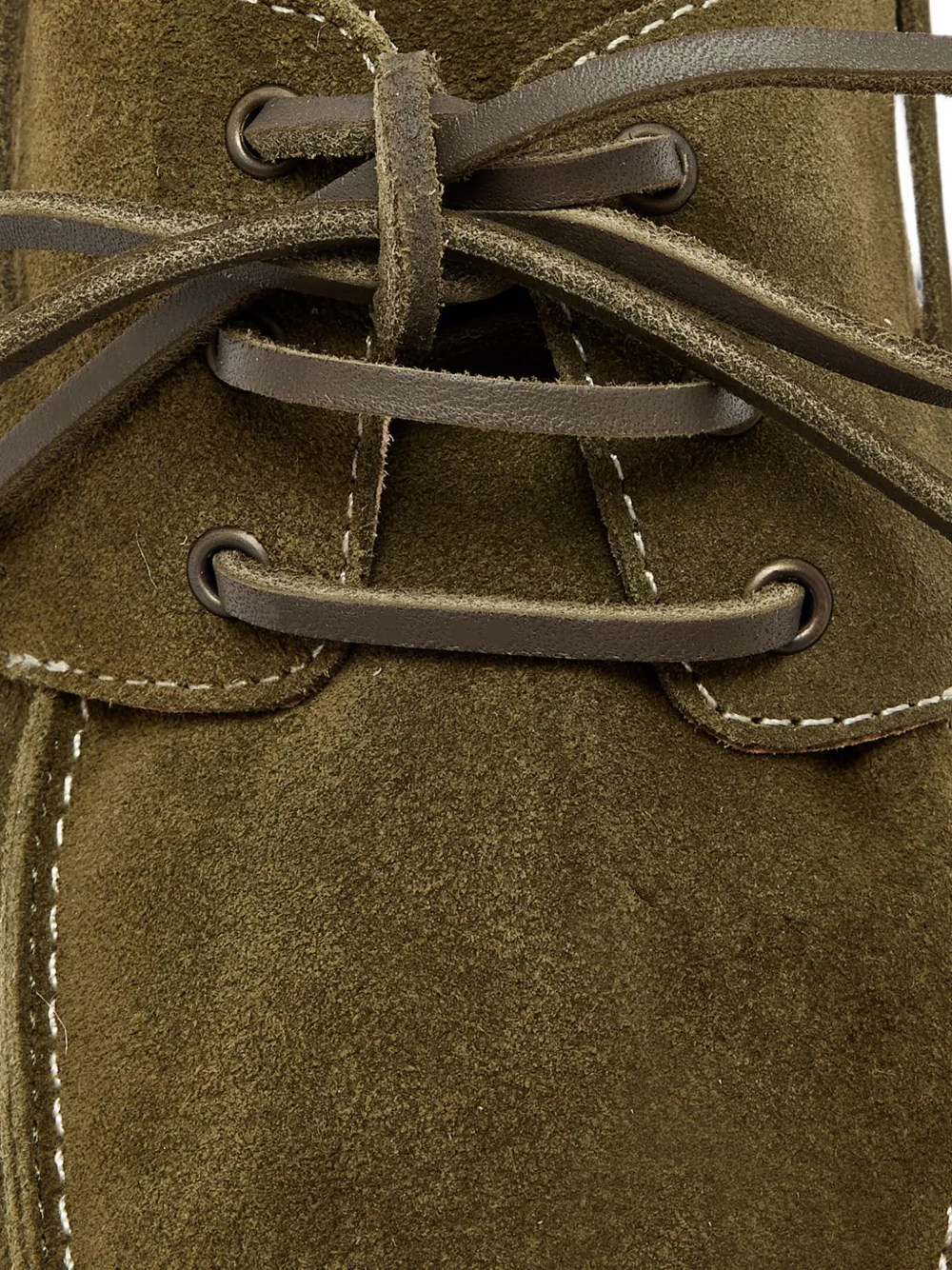 Forsa lace-up suede espadrilles Groen