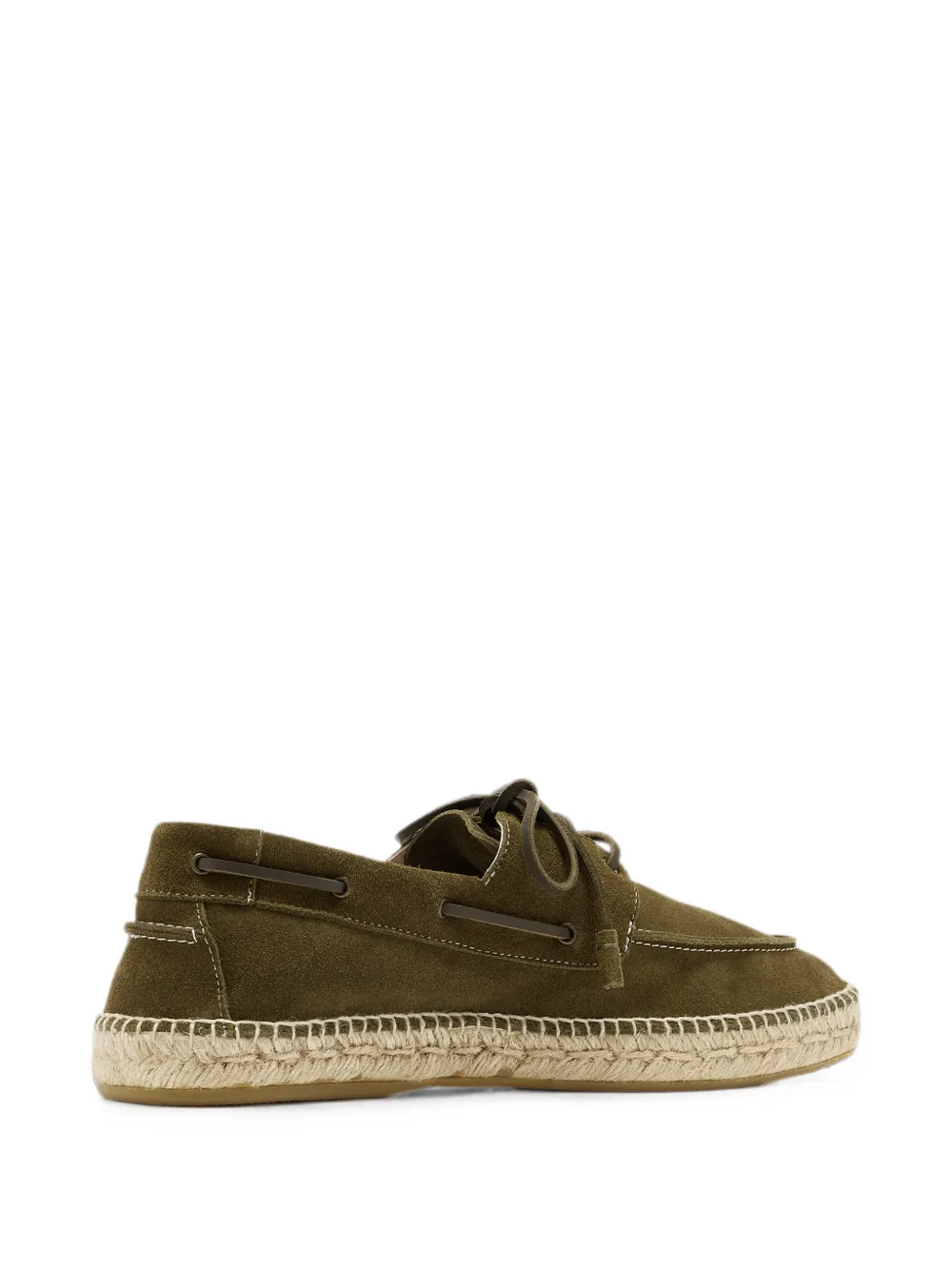 Forsa lace-up suede espadrilles Groen