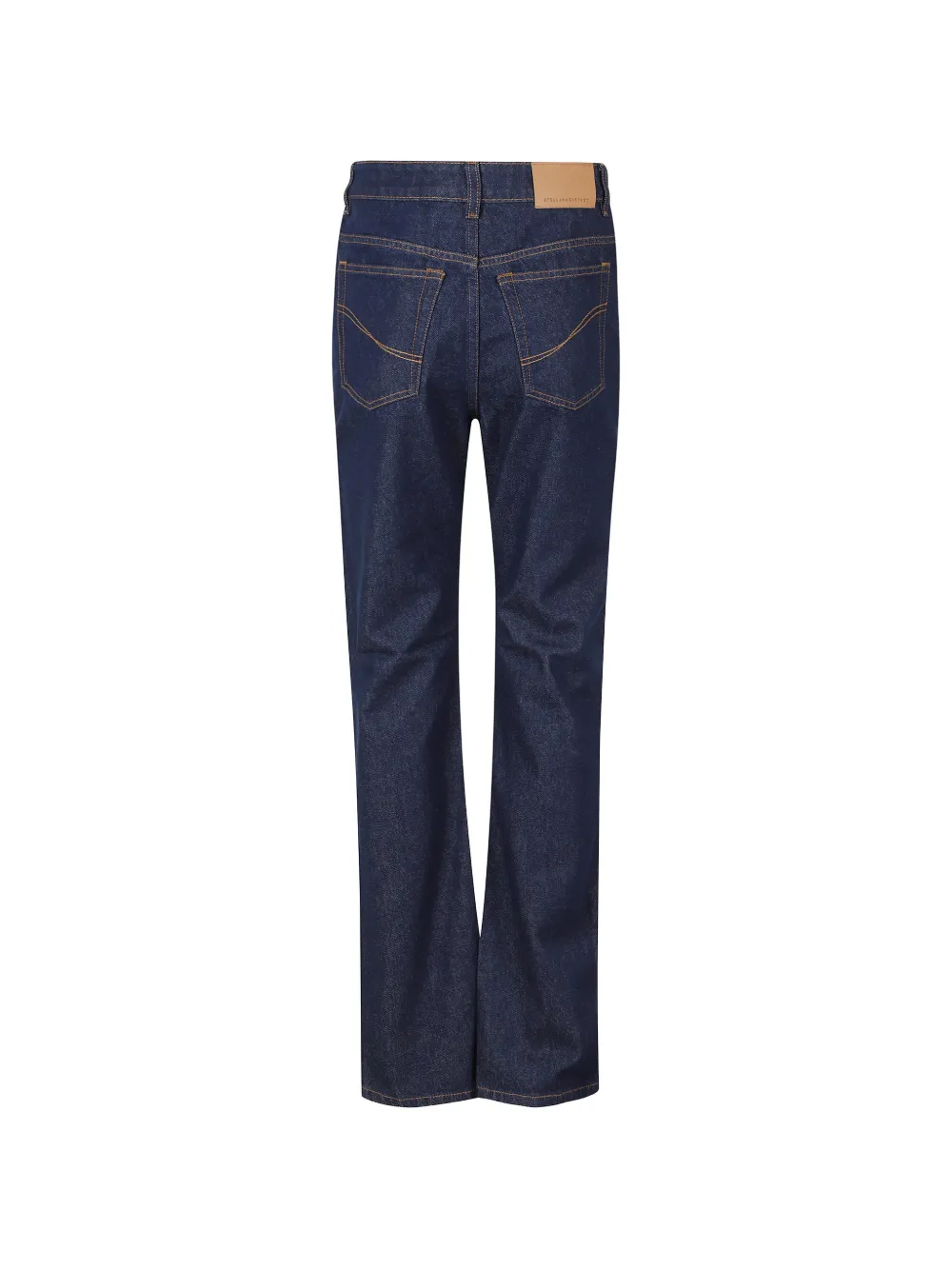 Stella McCartney Straight jeans met logo-bedel Blauw