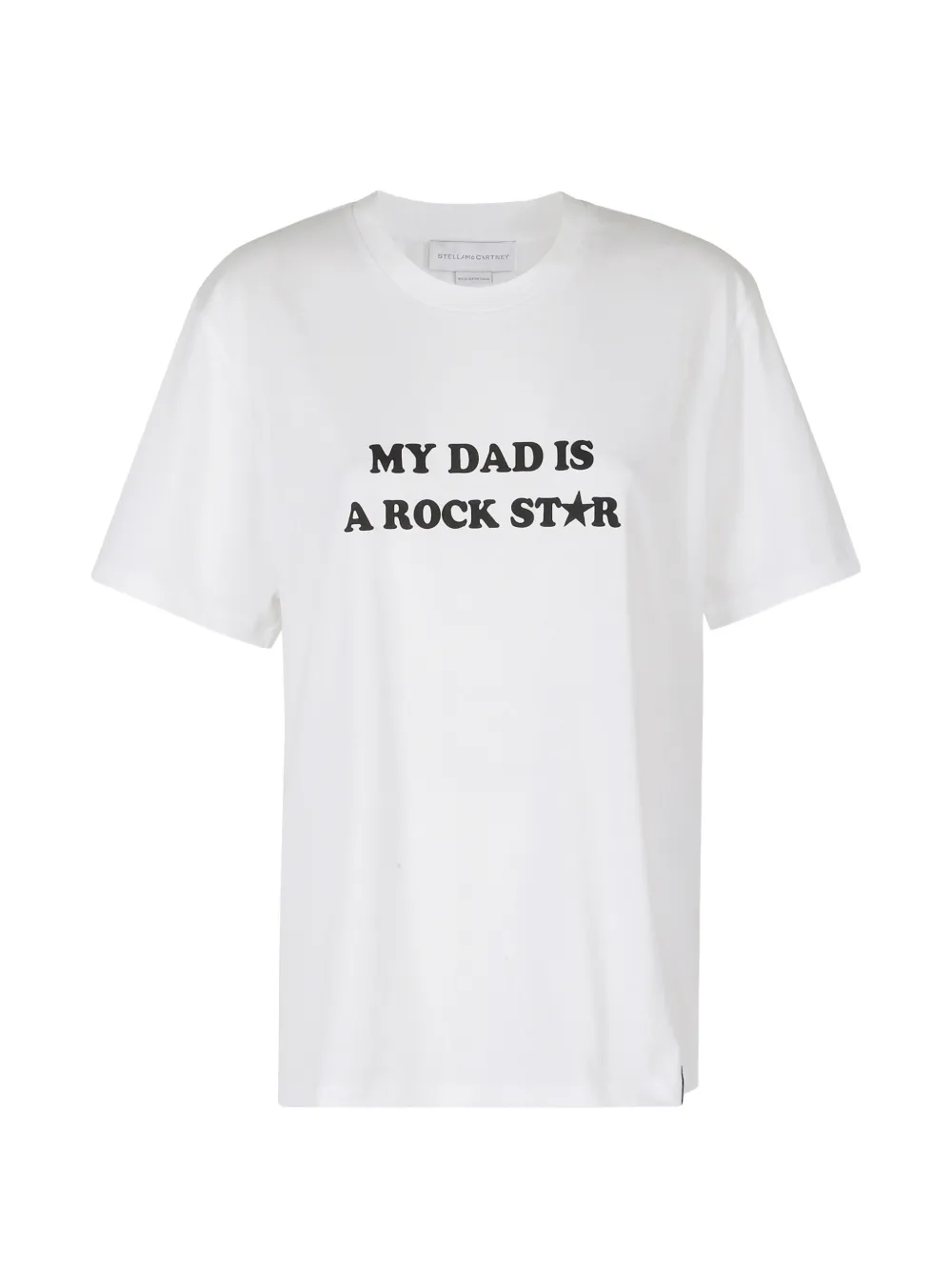 Stella McCartney slogan-print crew-neck T-shirt - Weiß