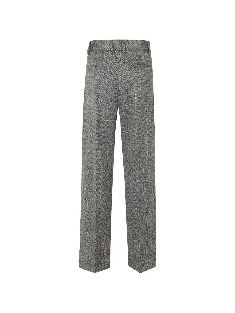 Forte Straight broek met verborgen sluiting Zwart