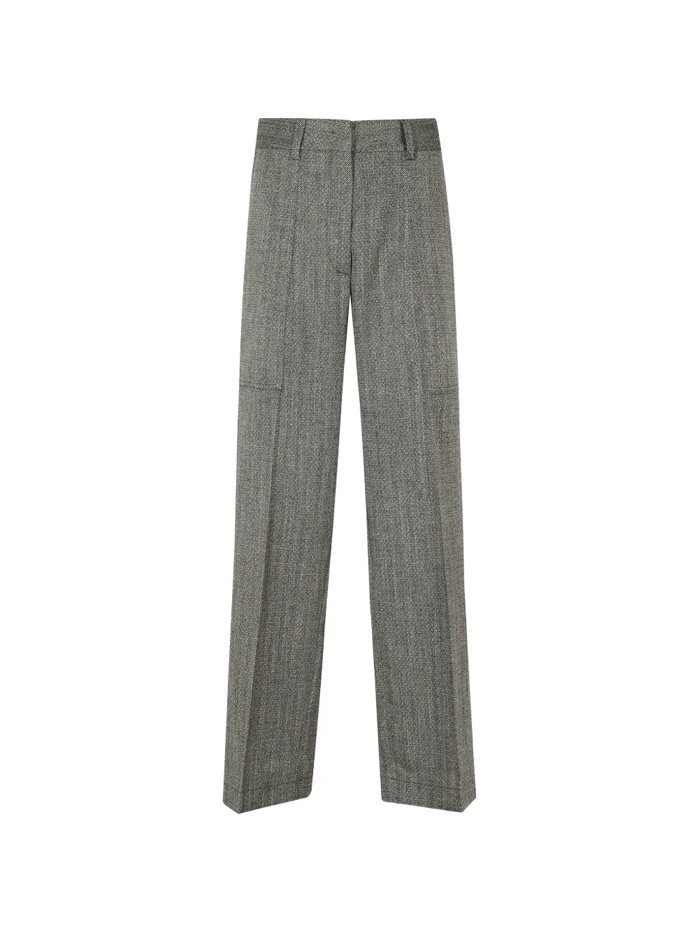 Forte Forte concealed-fastening straight-leg trousers - Nero