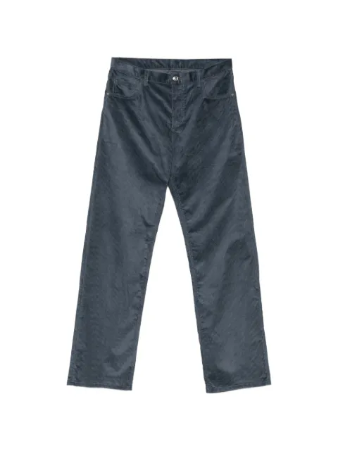 ETRO corduroy straight-leg trousers
