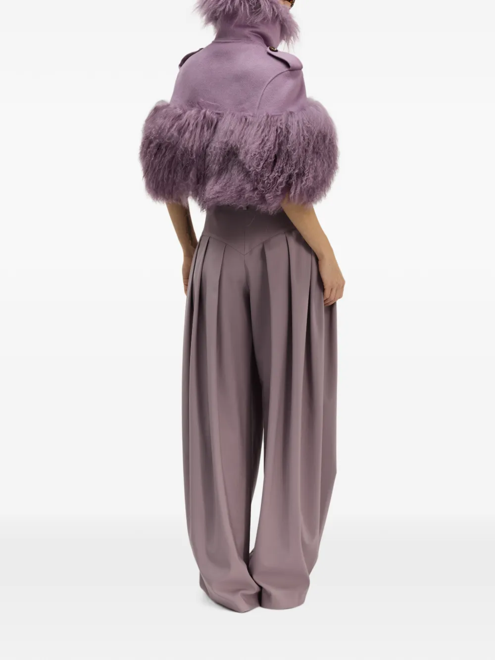 Giuseppe Di Morabito High waist broek Paars