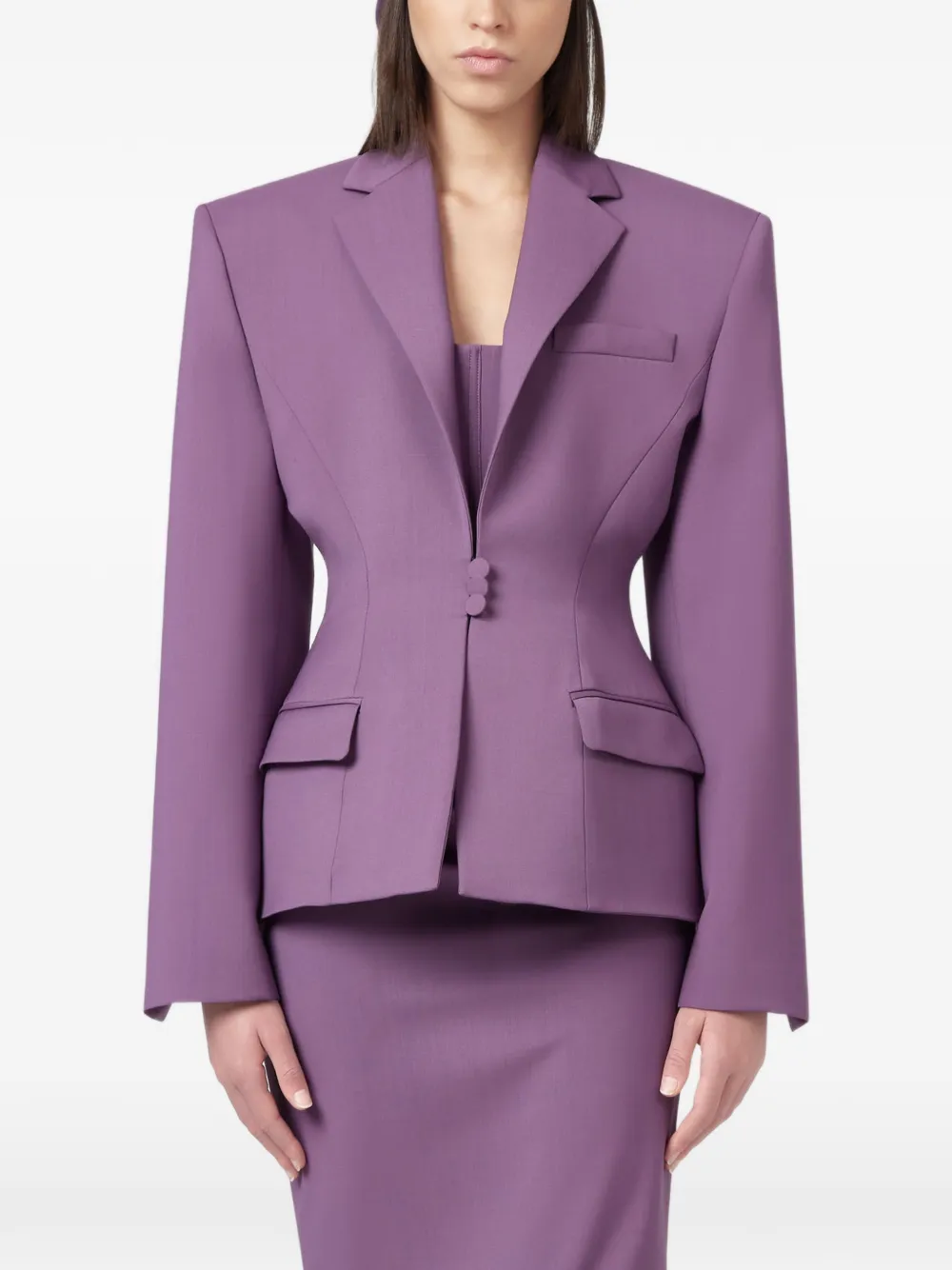 Giuseppe Di Morabito hourglass-silhouette notched-lapels jacket