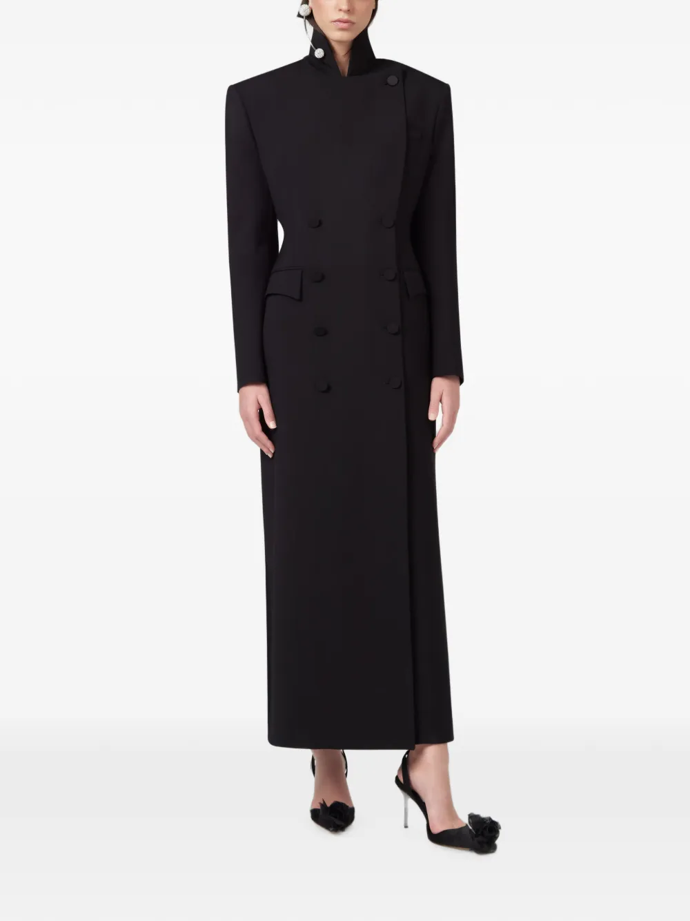 Giuseppe Di Morabito double-breasted high-neck coat · 40