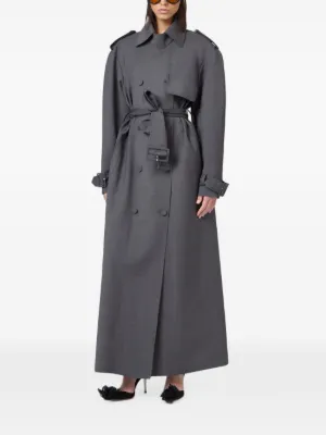 Theory ウール＆カシミアブレンド ダブルコート | グレー | FARFETCH JP