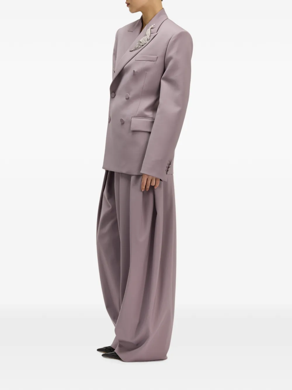 Giuseppe Di Morabito Blazer met dubbele rij knopen Paars
