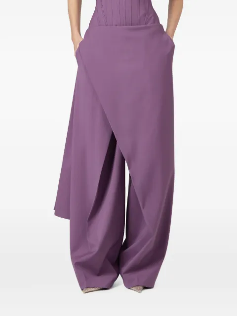 Giuseppe Di Morabito wrap-panel wide-leg trousers