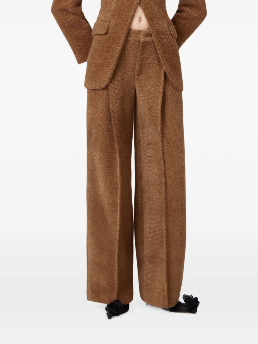 Giuseppe Di Morabito Wide-leg Trousers In Brown