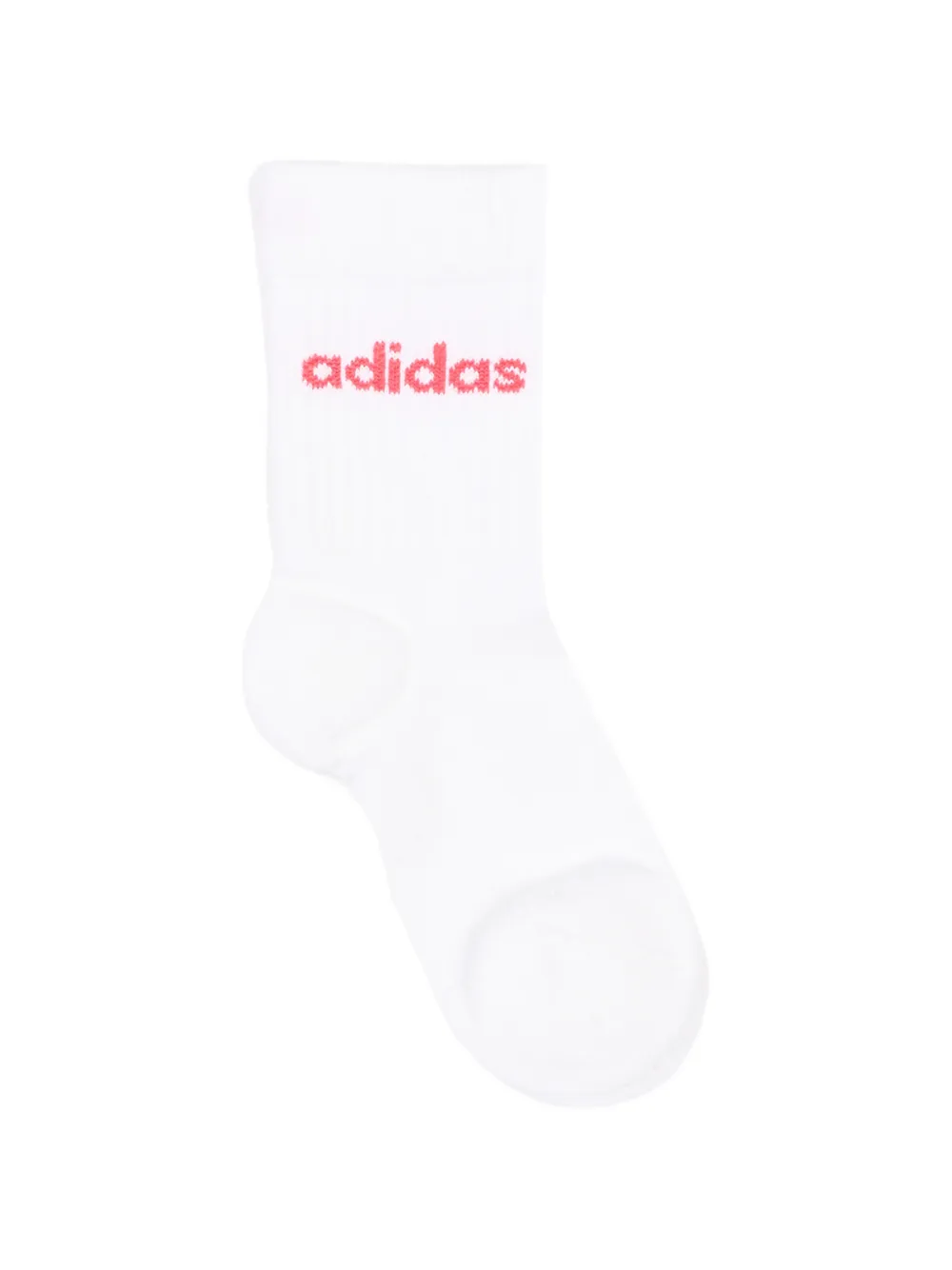 adidas Kids Drie paar ribgebreide sokken met logo Wit