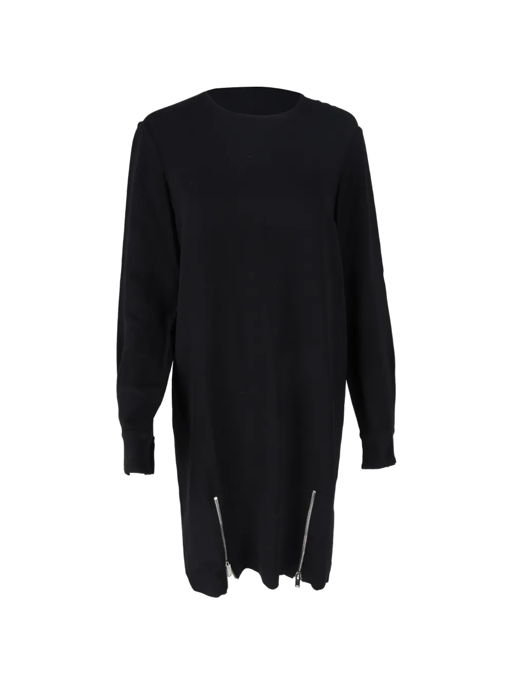 Pre-owned Stella Mccartney Zip-detail Dress In Black
