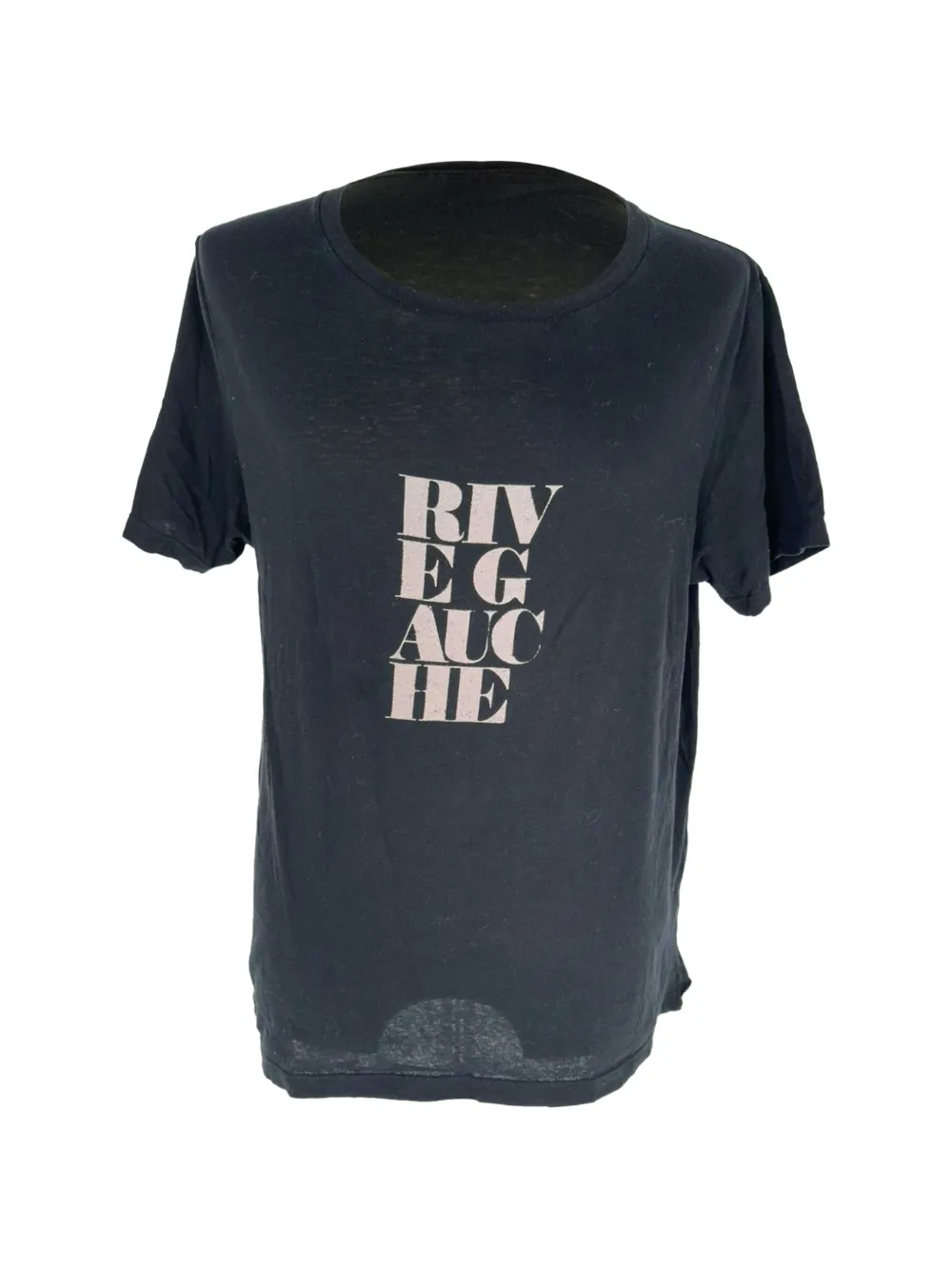 Saint Laurent Pre-Owned Rive Gauche T-shirt - Nero