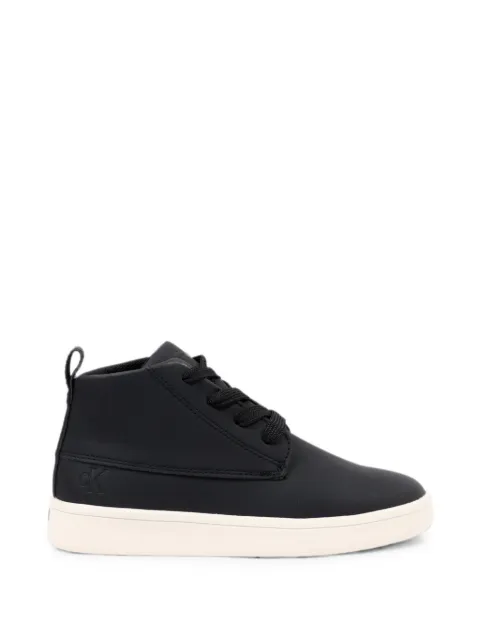 Calvin Klein Kids high-top leather sneakers
