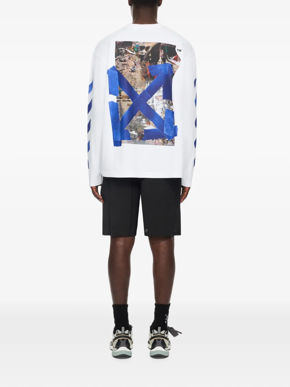 Off-White T-shirt met logoprint Wit
