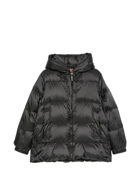 Max Mara abrigo The Cube con capucha capitonada