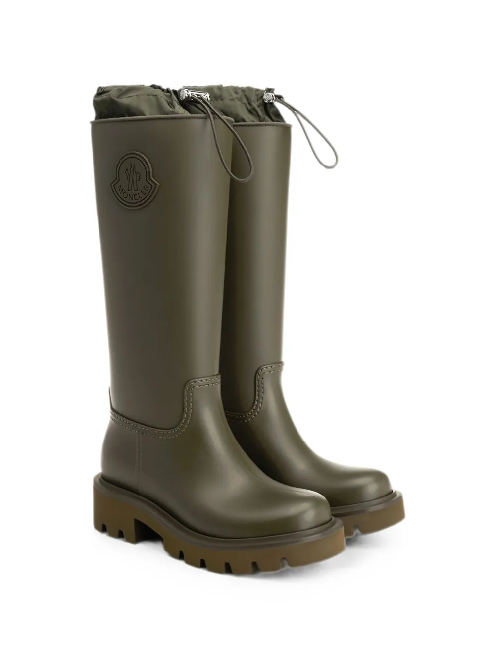 Moncler Kickstream High boots Groen