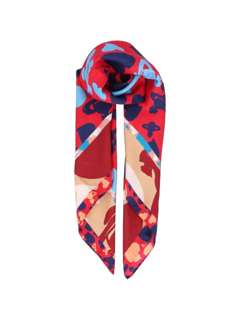 Vivienne Westwood heart-print silk scarf