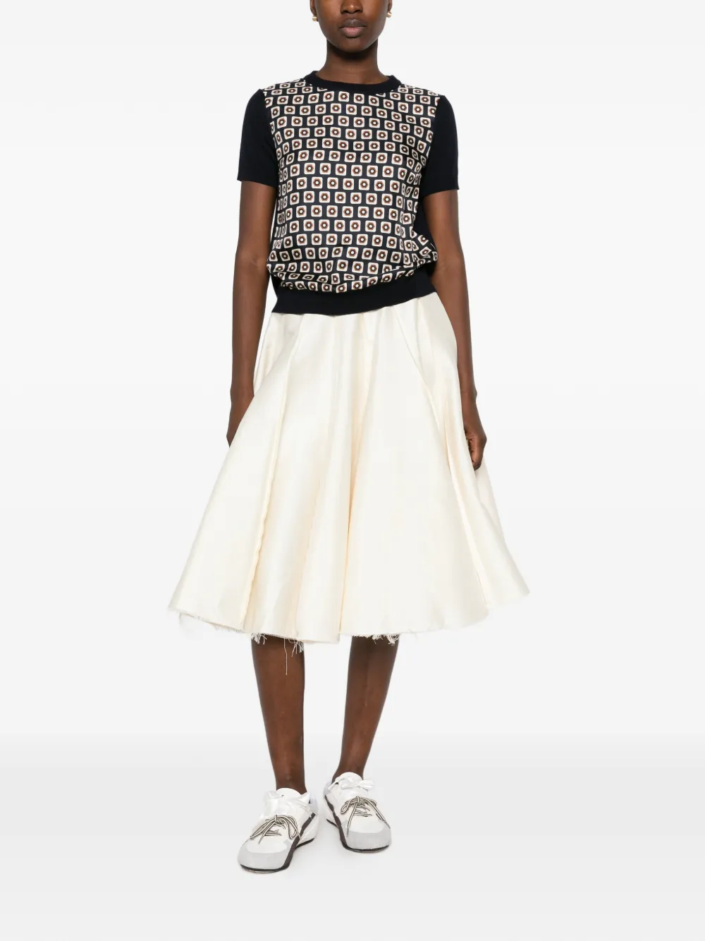'S Max Mara T-shirt met geometrische print Blauw