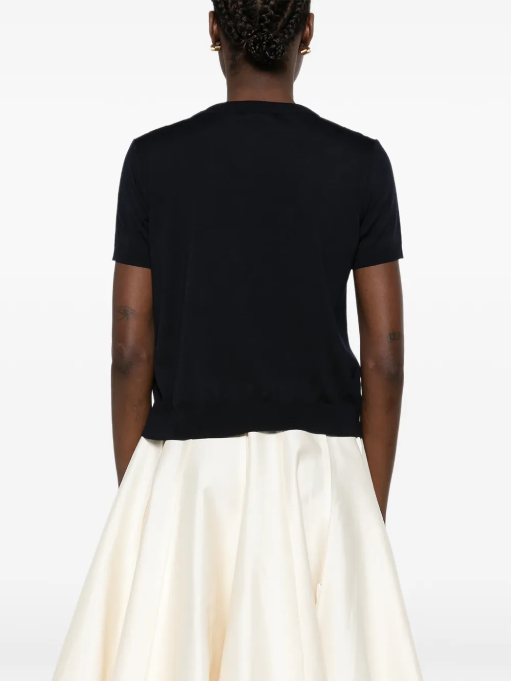 'S Max Mara T-shirt met geometrische print Blauw