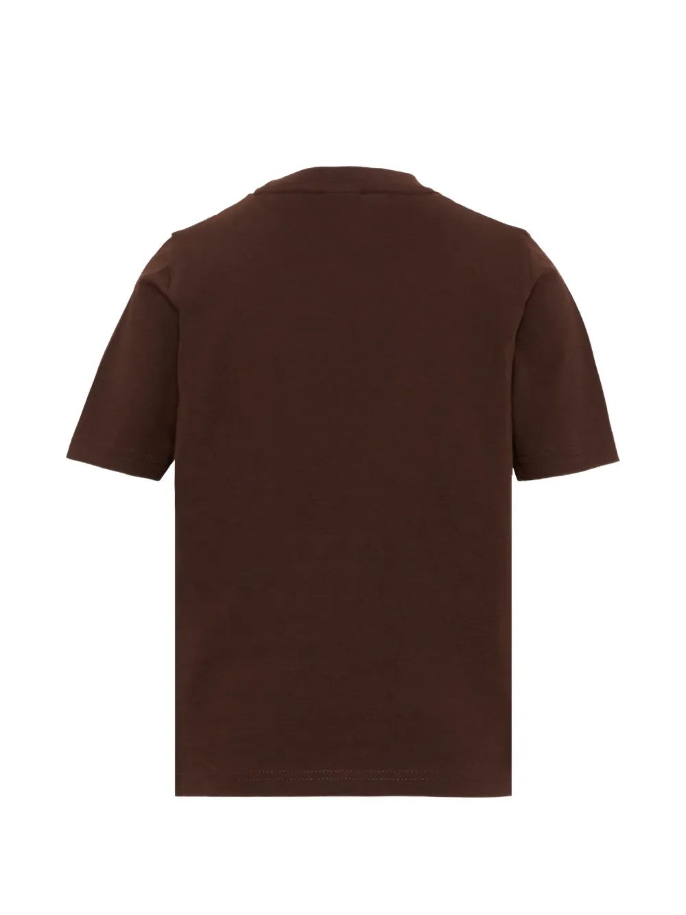 BOSS Kidswear T-shirt met logoprint Bruin