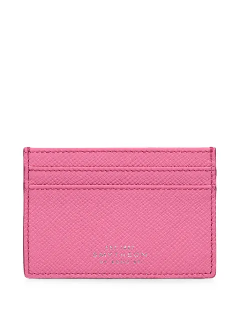 Smythson tarjetero de piel