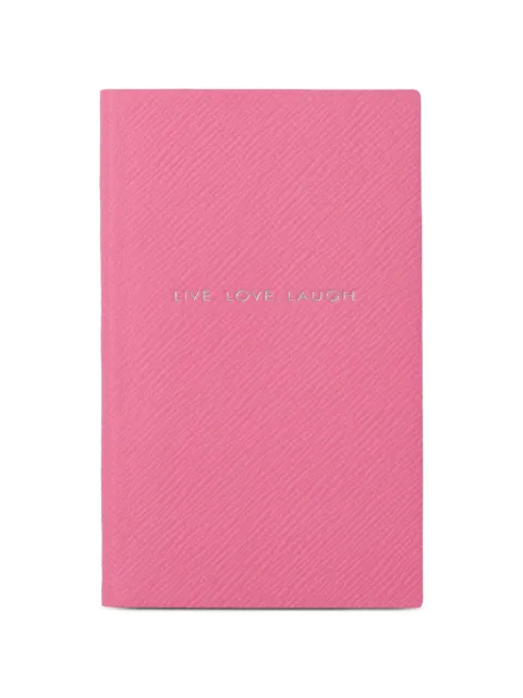 Smythson Live Love Laugh Notizbuch
