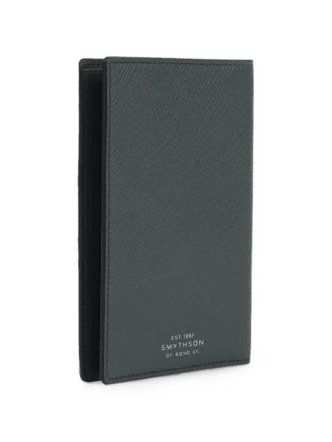Smythson Panama cross-grain passport cover