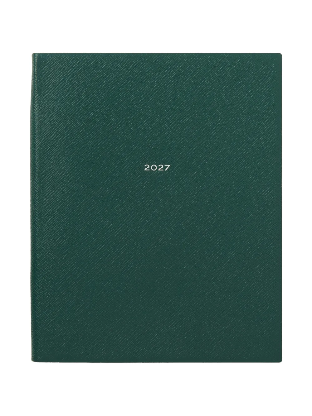 Smythson 2027 Portobello Weekly Vertical Diary | Green | Image 1
