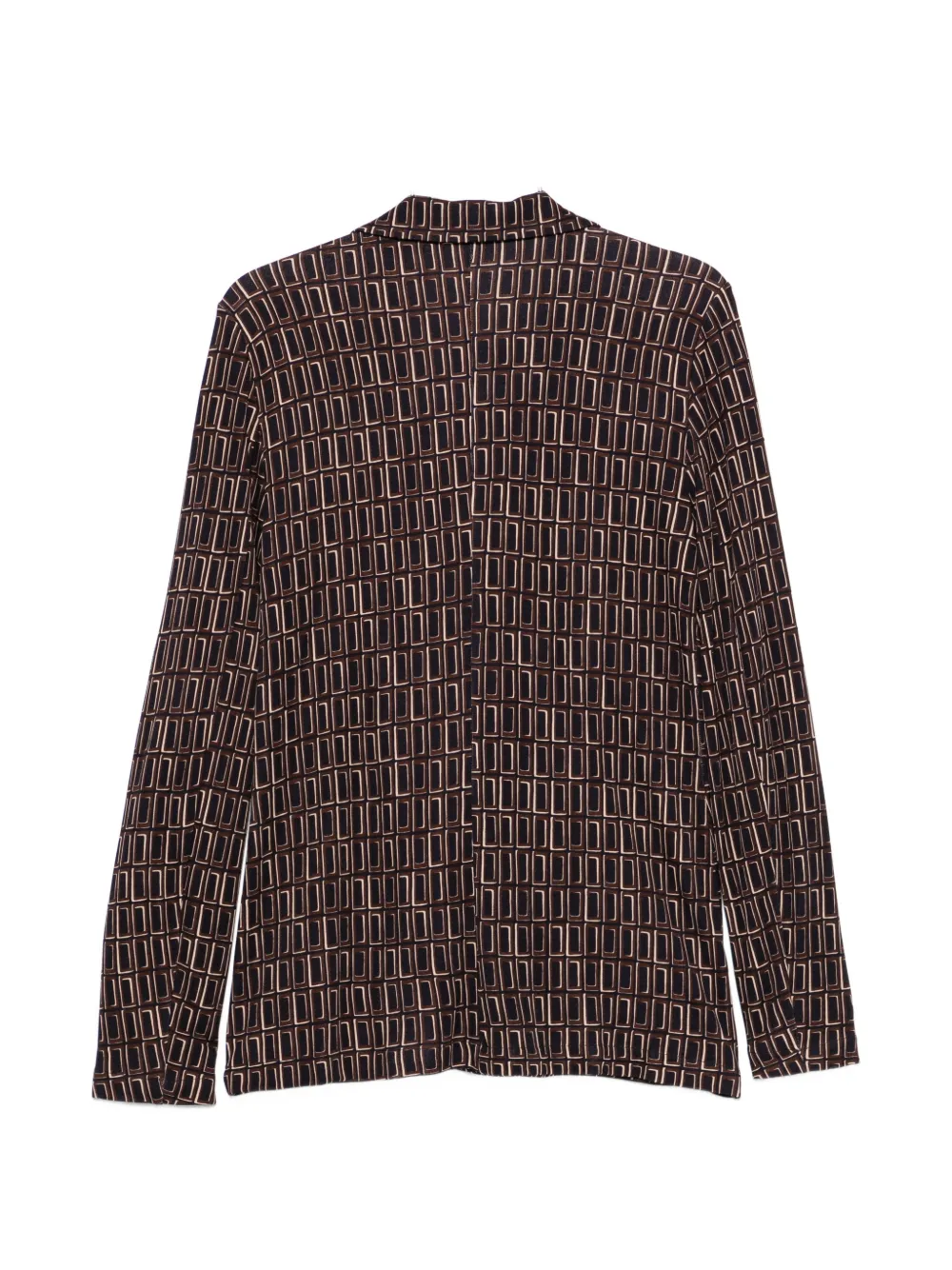 Siyu Blazer met geometrische print Blauw