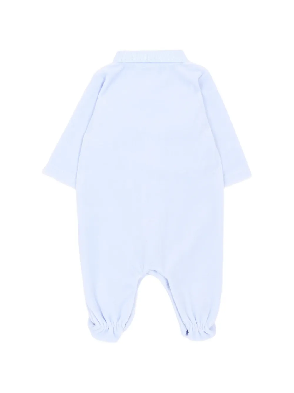 BOSS Kidswear Slaappak met kraag en logo-print Blauw