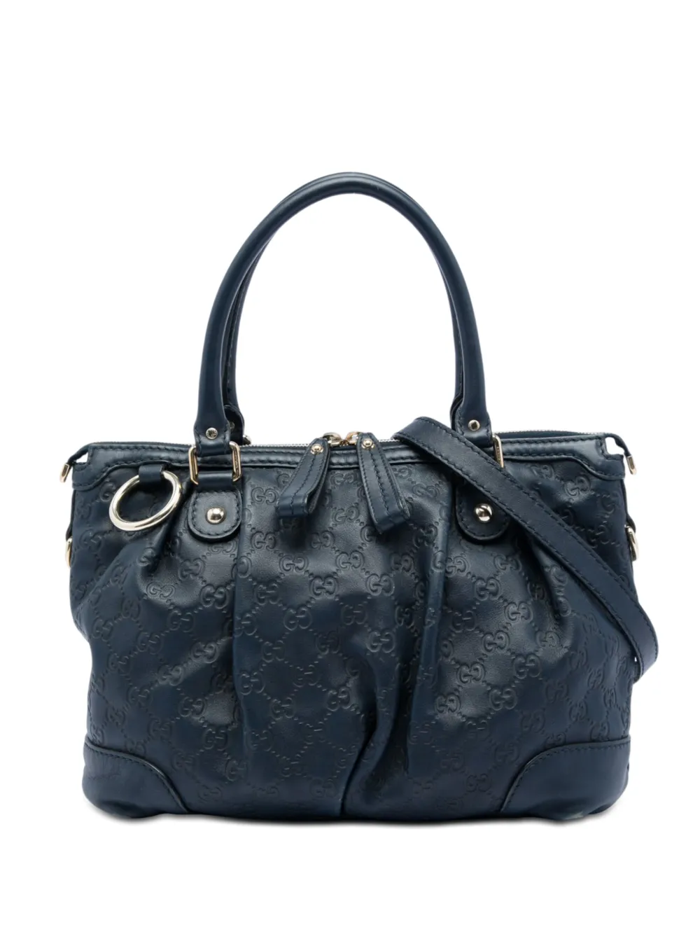 Gucci Pre-Owned 2016-2026 Guccissima Sukey satchel - Blau
